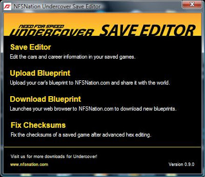nfs undercover save editor